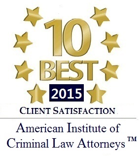 10 Best 2015 Client Satisfaction American Institute of Criminal Law Attorneys